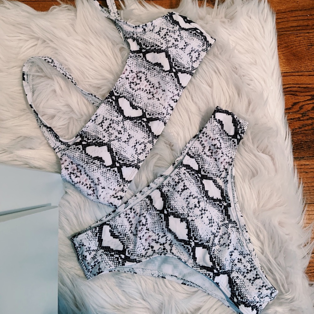 SHEIN SNAKESKIN BIKINI